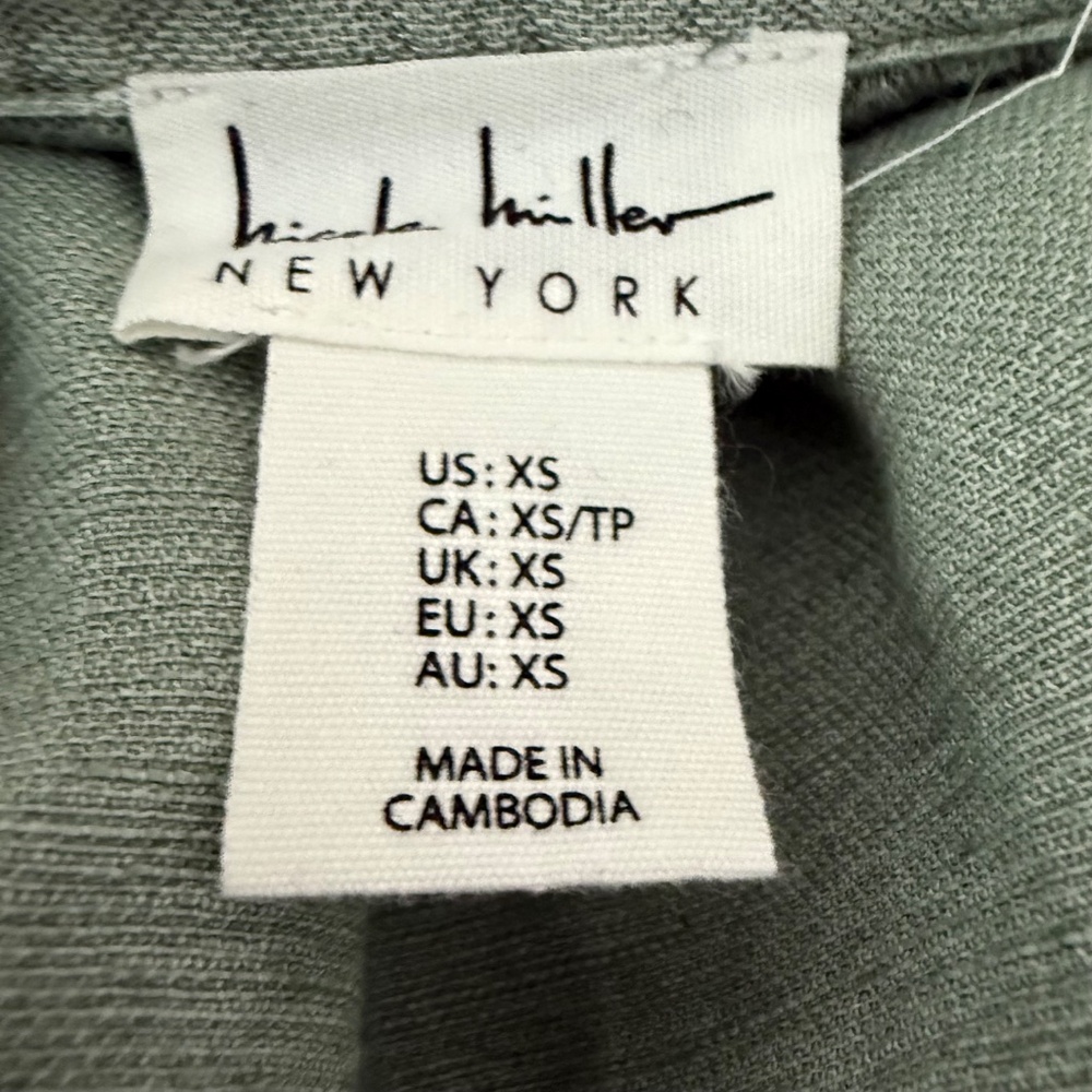 Nicole Miller Linen Romper XS - Picture 2 of 6